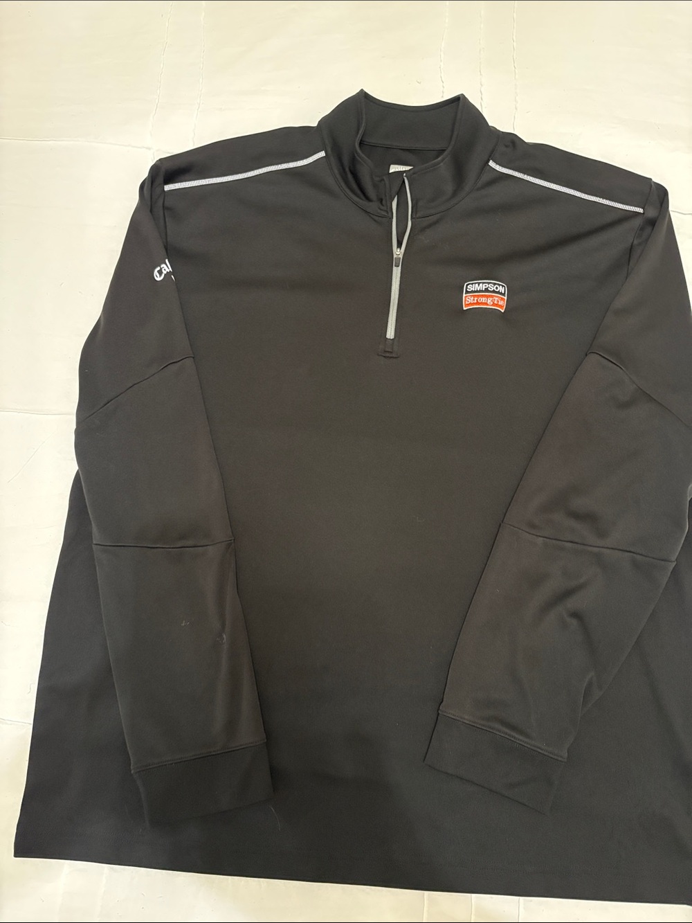 Men’s Big and Tall 1/4 Zip Pullover Size 4XL